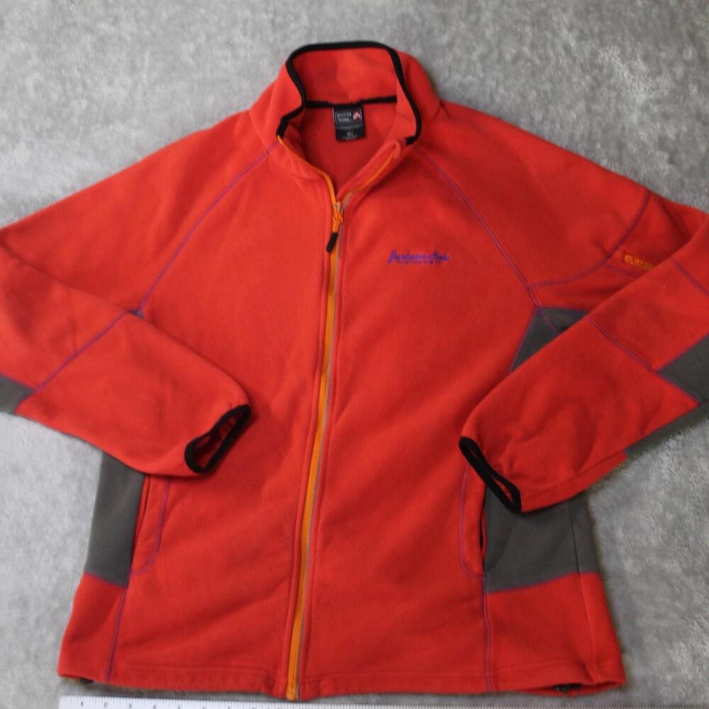 Outfitter Trading Co. Jacket Womens XL Red Performance Fleece Full Zip Pockets